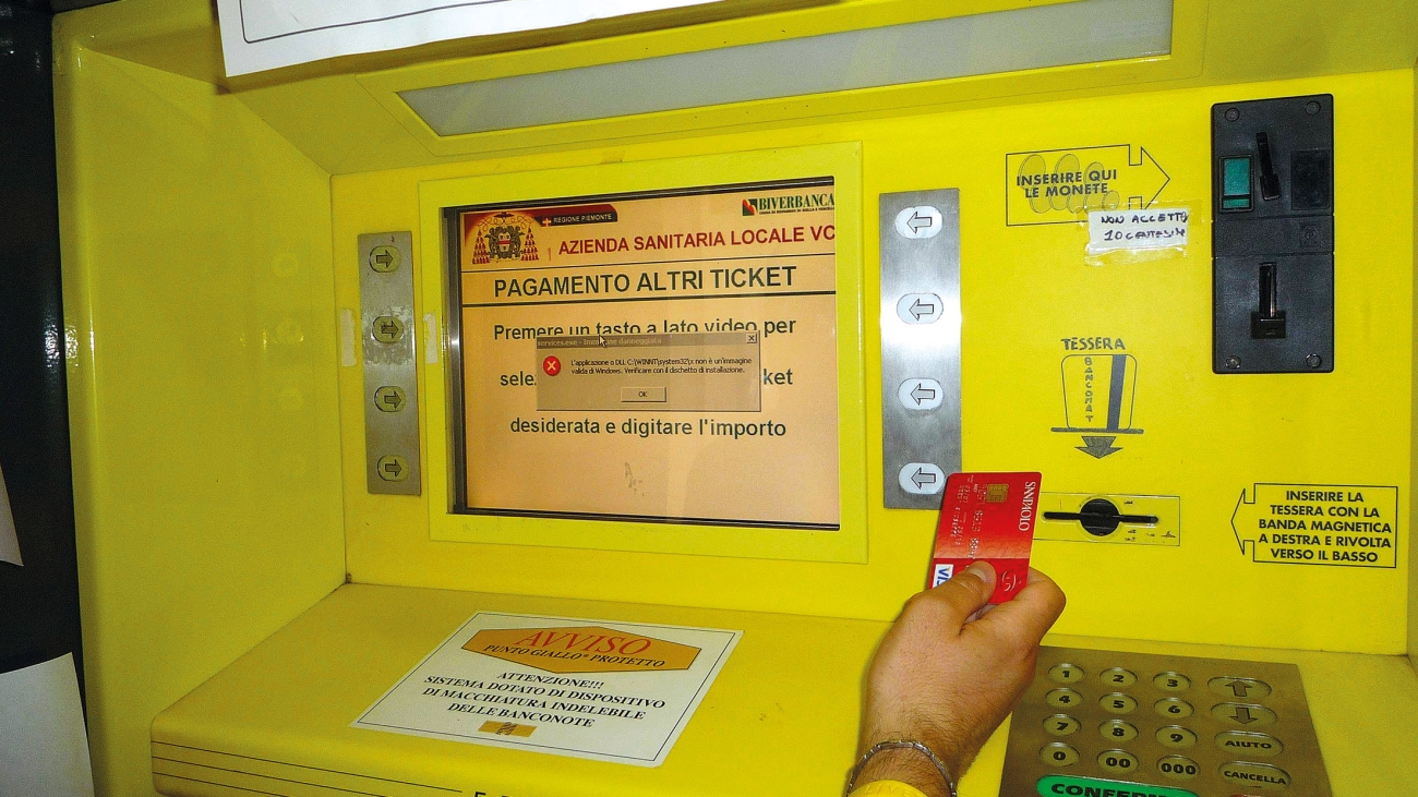 06-12-2018 punto giallo pagamento ticket ospedale santo spirito casale