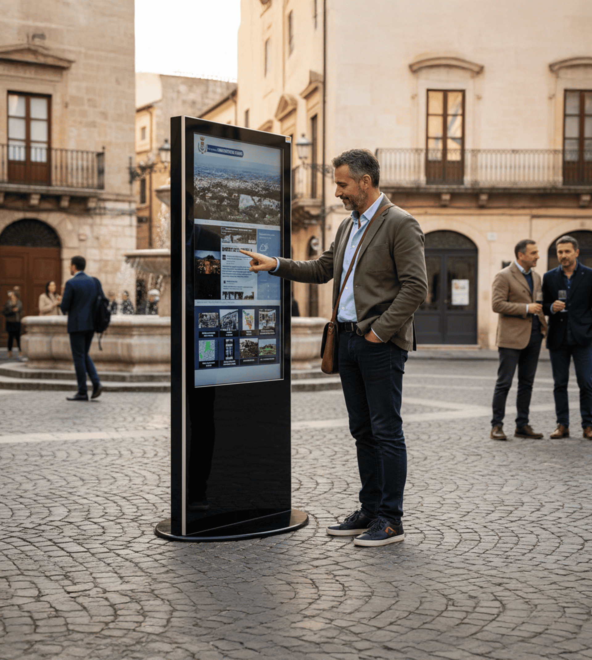 Totem Digital Signage Punto Giallo Montecatini Terme